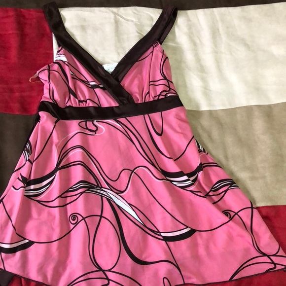 Maurices Tops - Pink and brown dress top Maurices Tops - Pink and brown dress top